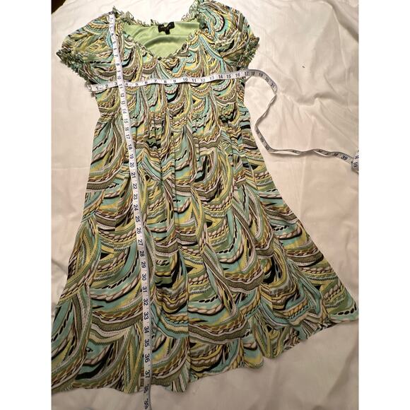 Melissa Paige Midi Dress with Stretch Bodice sz XL - Picture 4 of 4